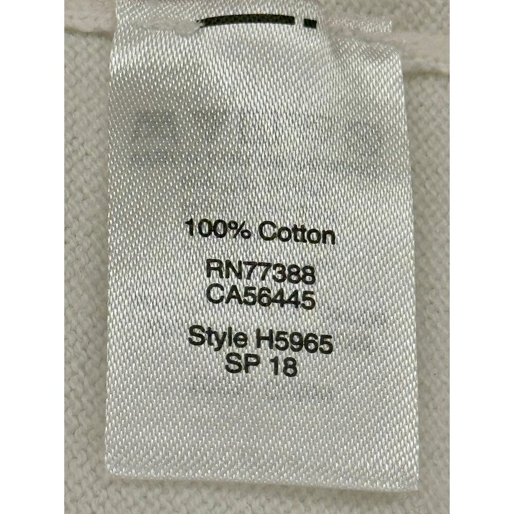 J. Crew Tied Bell Sleeve White Sweater Size M - Picture 4 of 4